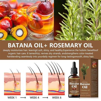 100% Pure Batana Oil & Rosemary Oil