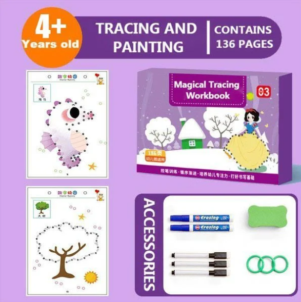 Coordinateh Magical Tracing Workbook Set