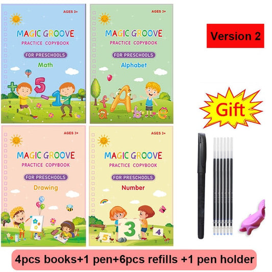 Reusable Grooved Handwriting Workbooks - Hot Sale 50% Off