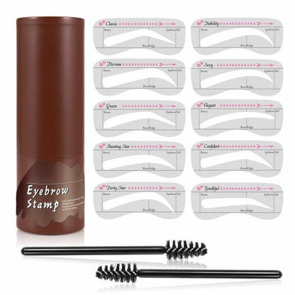 Perfect Brows Stencil & Stamp Kit -  Hot Sale 50% Off