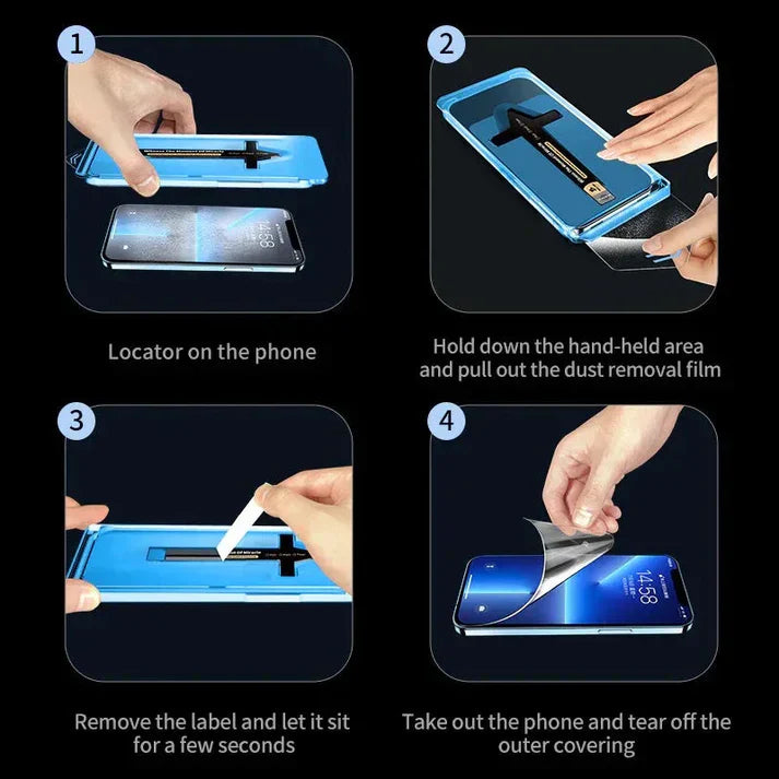 CrystalShield Screen Protector - Without Bubbles Dust Free