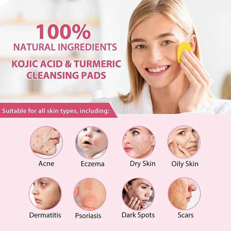 Turmeric Kojic Acid Pads - Hot Sale 50% Off