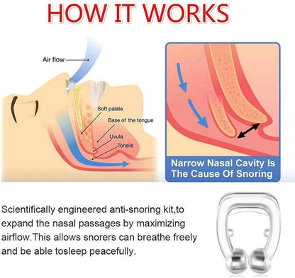 Nasal Anti-Snoring Airflow Clip - Last Day Sale 50% Off