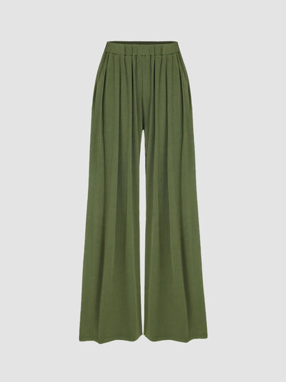 High Elastic Wide Leg Pants (Buy 2 VIP Shipping)