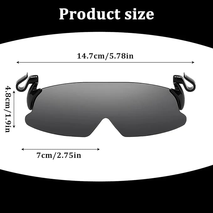 New Polarized Clip Cap Sunglasses