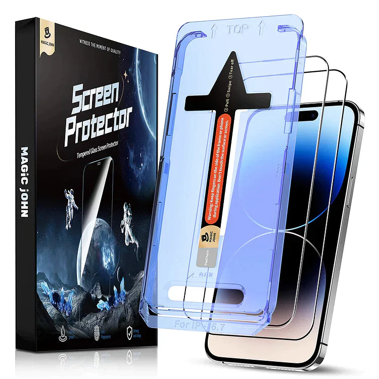 For Galaxy S24/S23 Ultra Series and For iPhone 15/14 Series Privacy Glass Screen Protector, Auto Dust-Elimination Installation, Bubble Free - Hot Sale 50% Off