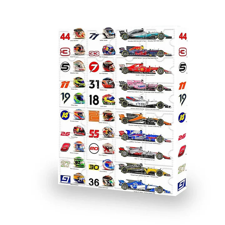 F1 Advent Calendar -- The One With 24 Little Doors - Hot Sale 50% Off