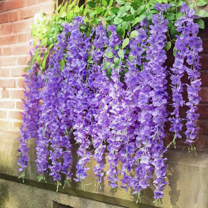 Lifelike Artificial Wisteria Flower - No Maintenance, Pruning or Watering - Hot Sale 50% Off