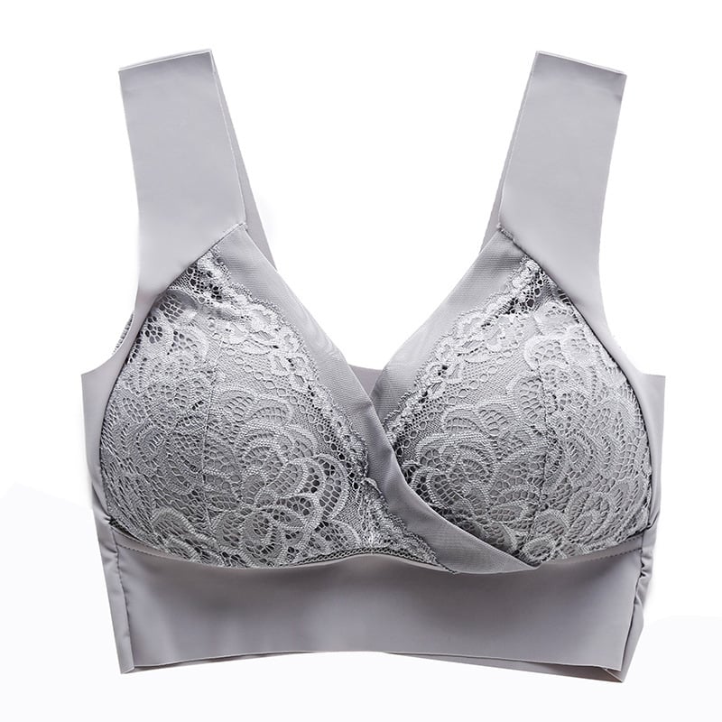 ROSY LIFT BRA –Plus Size Comfort Extra Elastic Wireless Support Lace Bra