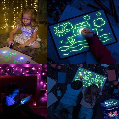 Magical Fluorescent Luminous Drawing Pad - Release the Creativity of Children - 2024 New Year Hot Sale