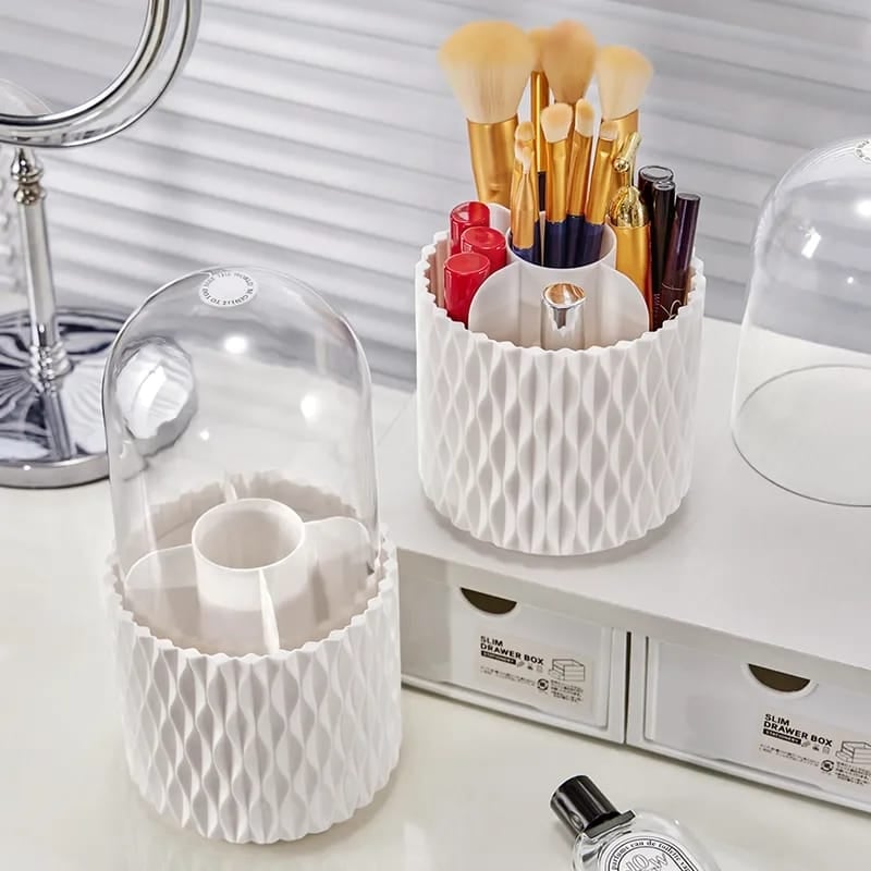 Sleek 360° Spinning Makeup Brush Holder - BIG SALE 49% OFF