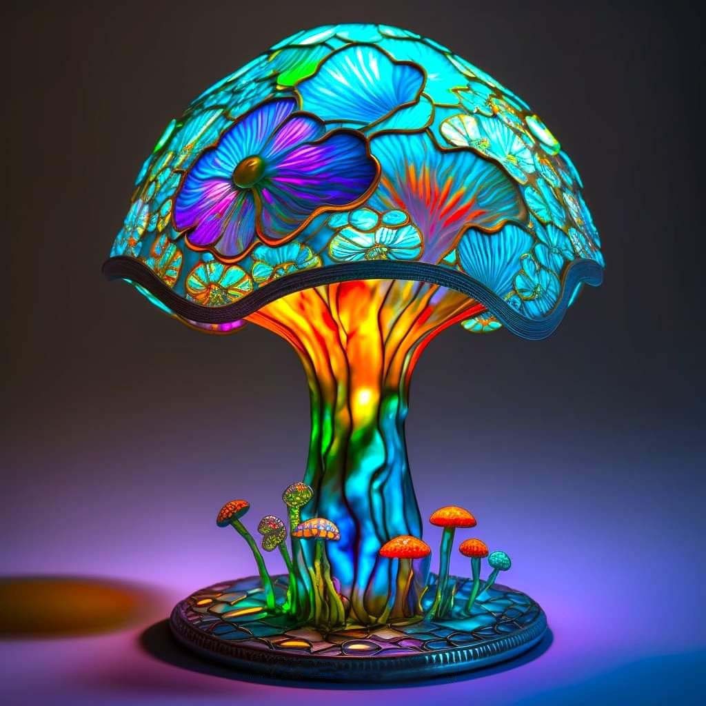 Stained Glass Plant Series Table Lamp ( Last Day Sale49% OFF )