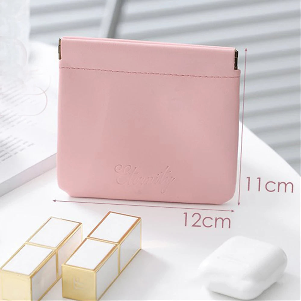 Pouchic - Personalized Snap Closure Leather Organizer Pouch - LAST DAY SALE 70% OFF