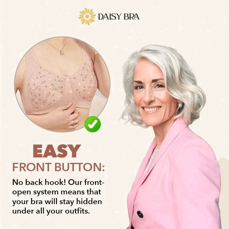 DaisyBra – Comfortable & Convenient Front Button Bra