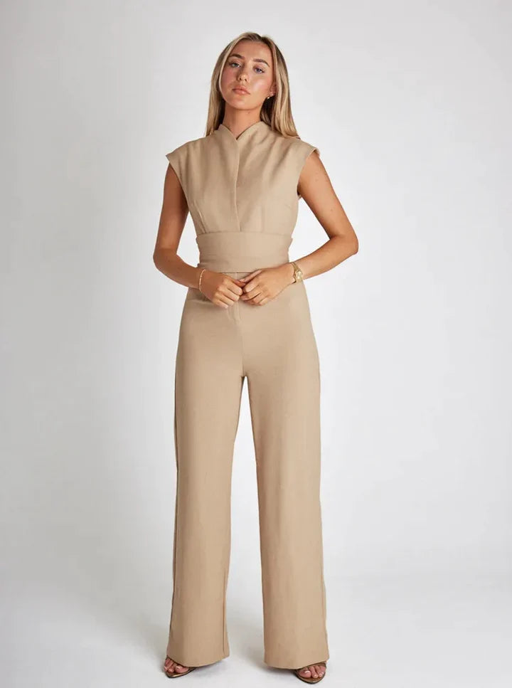 MARGARET | THE SCULPTING SLEEVELESS WIDE-LEG JUMPSUIT – Hot Sale 50% Off