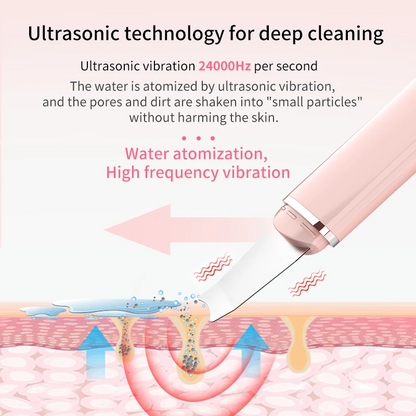 ULTRASONIC SKIN SCRUBBER DEEP FACE CLEANING MACHINE