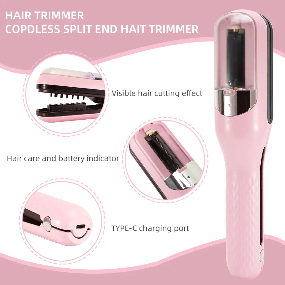 Ultimate Hair Repair: Elluvers Cordless Split End Trimmer - Hot Sale 50% Off