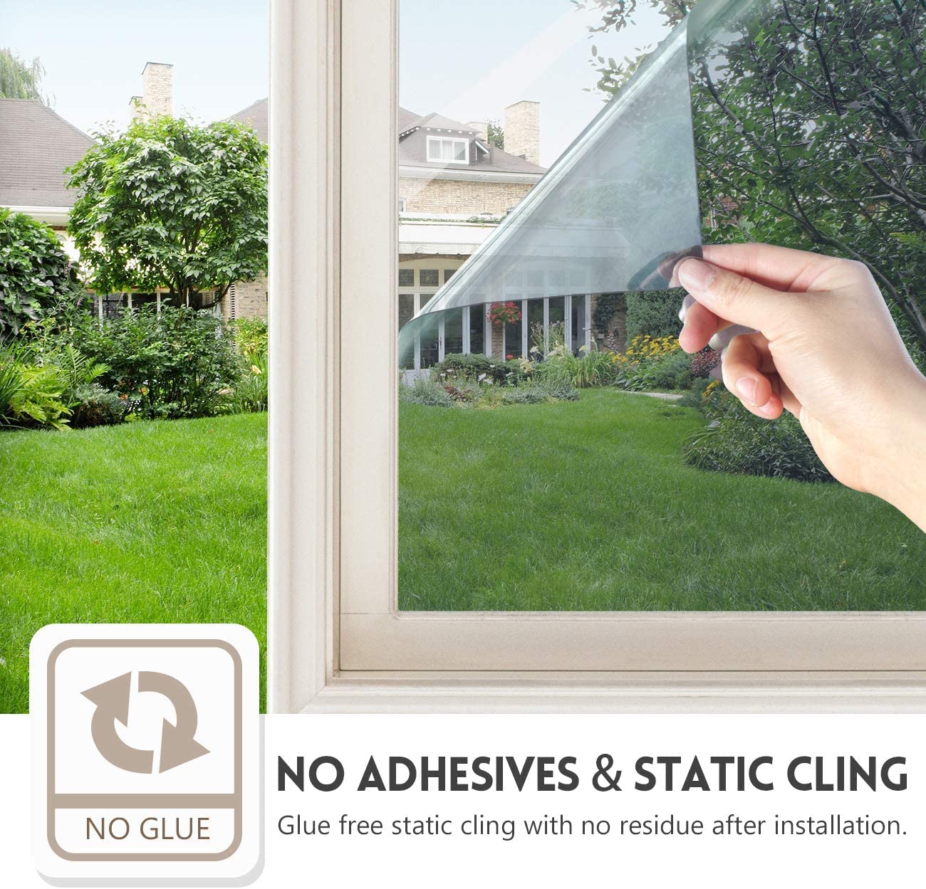 Privacy Sun Blocking Anti UV Reflective Window Film - BUY MORE SAVE MORE - Hot Sale 50% Off