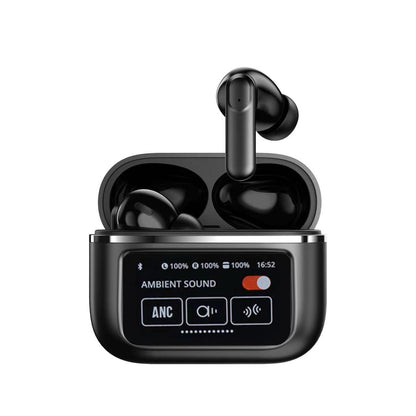 LCD Touch Screen & Waterproof - True Wireless Noise Cancelling Earbuds - Hot Sale 50% Off