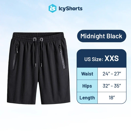 Icy Shorts - Unisex Ice Silk Stretch Quick-Dry Shorts - Last day 80% OFF