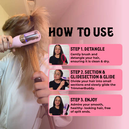 Ultimate Hair Repair: Elluvers Cordless Split End Trimmer - Hot Sale 50% Off