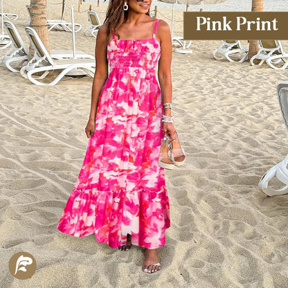 Floriesta - Floral Cami Maxi Dress - Hot Sale 50% Off