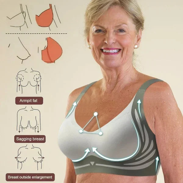 Super gather bra | Wireless Push-up Bra No more sagging breasts - Last Day 49% Off