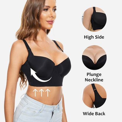 Eclatique Push-Up Back Smoothing Bra