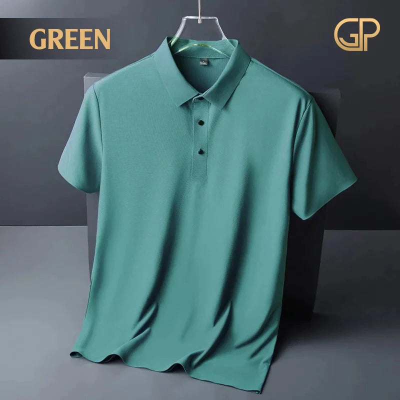 Gennelman Polo – Men Ice Silk Classic Polo - Hot Sale 50% Off