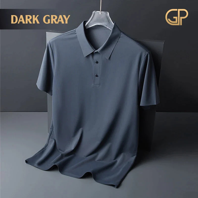 Gennelman Polo – Men Ice Silk Classic Polo - Hot Sale 50% Off