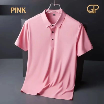 Gennelman Polo – Men Ice Silk Classic Polo - Hot Sale 50% Off