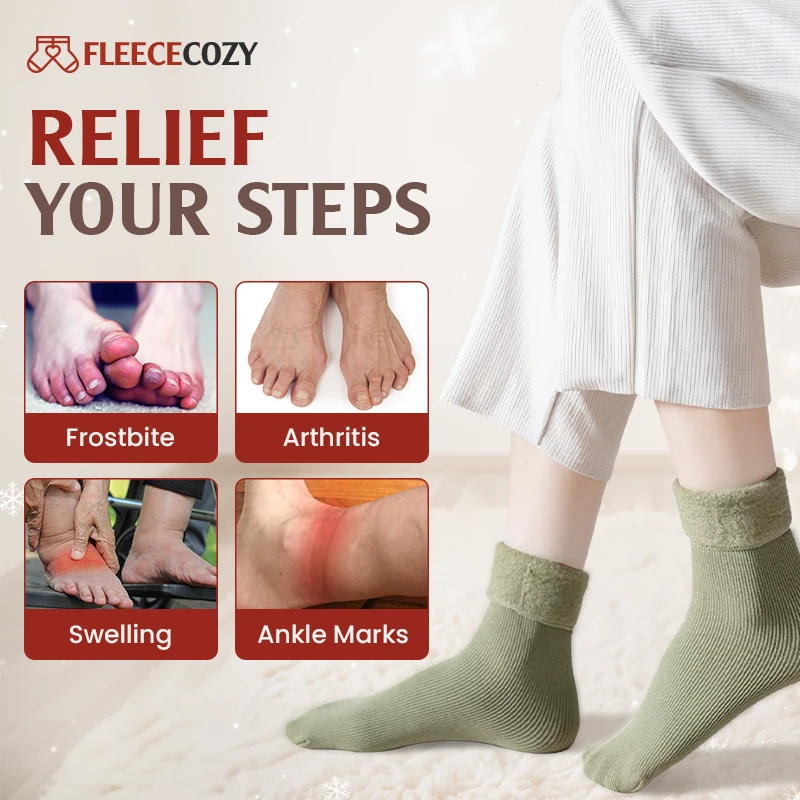 FleeceCozy - Ultra-Soft Velvet Slim Thermal Socks