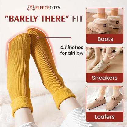 FleeceCozy - Ultra-Soft Velvet Slim Thermal Socks