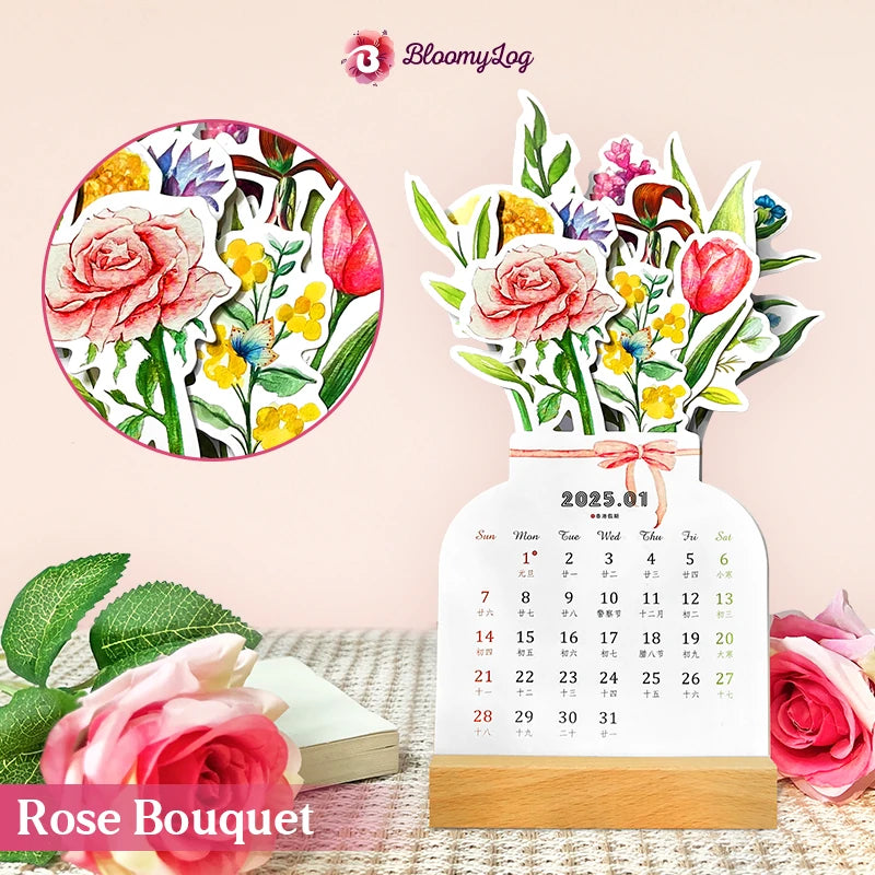 BloomyLog - 2025 Bloomy Flower Calendar