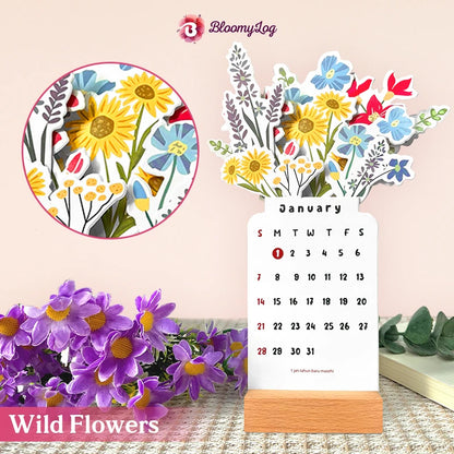 BloomyLog - 2025 Bloomy Flower Calendar