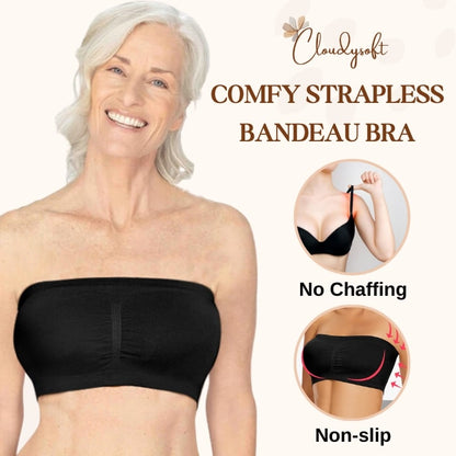 CloudySoft - Pure Comfort Wireless Strapless Bra - Hot Sale 50% Off