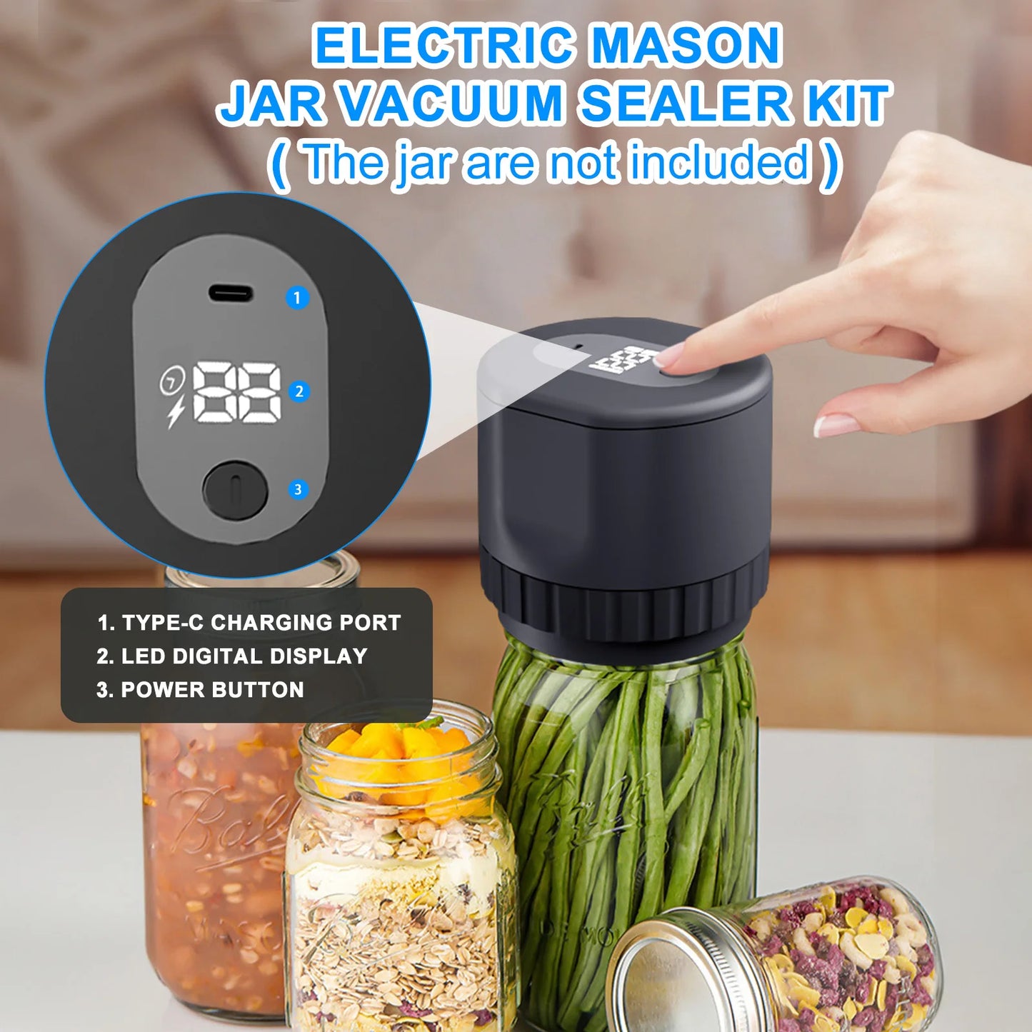 Mason Jar Vacuum Sealer