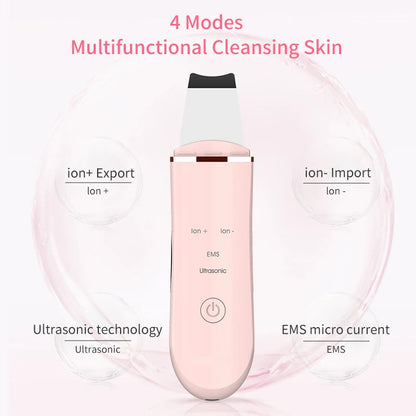 ULTRASONIC SKIN SCRUBBER DEEP FACE CLEANING MACHINE