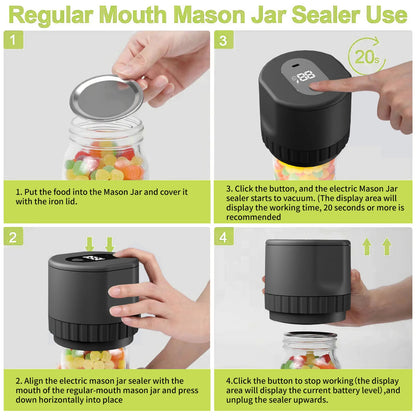 Mason Jar Vacuum Sealer