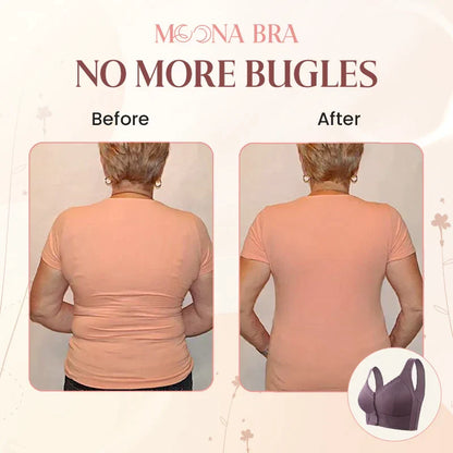 Moona Bra - Front Closure Breathable Bra for Seniors - Hot Sale 50% Off