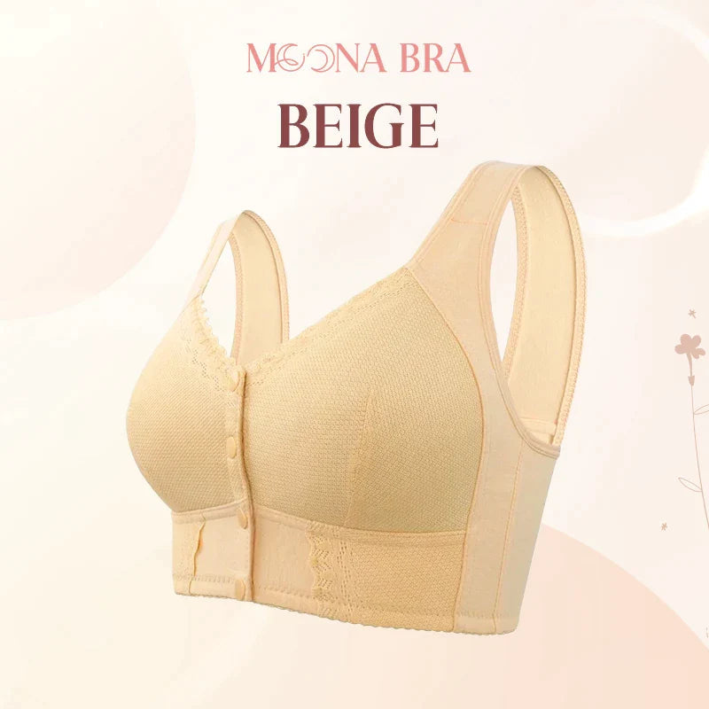 Moona Bra - Front Closure Breathable Bra for Seniors - Hot Sale 50% Off