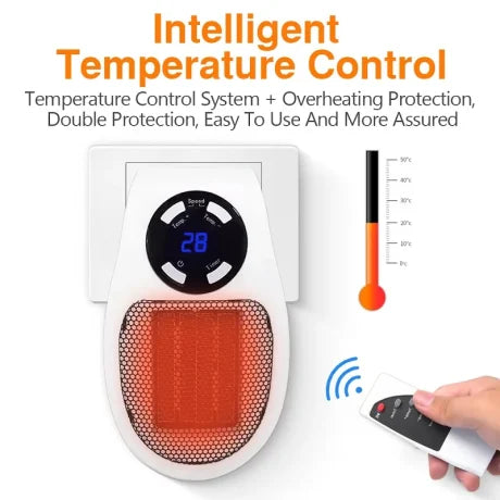 Portable Electric Space Heater | Warm Up Your Space Quickly and Quietly With This Innovative Mini Heater