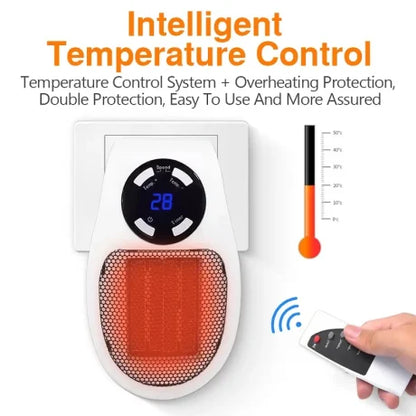 Portable Electric Space Heater | Warm Up Your Space Quickly and Quietly With This Innovative Mini Heater