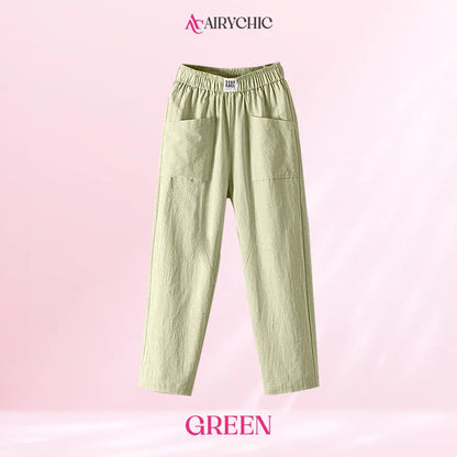 AiryChic – Women’s High Waist Loose Linen Pants – Hot Sale 50% Off