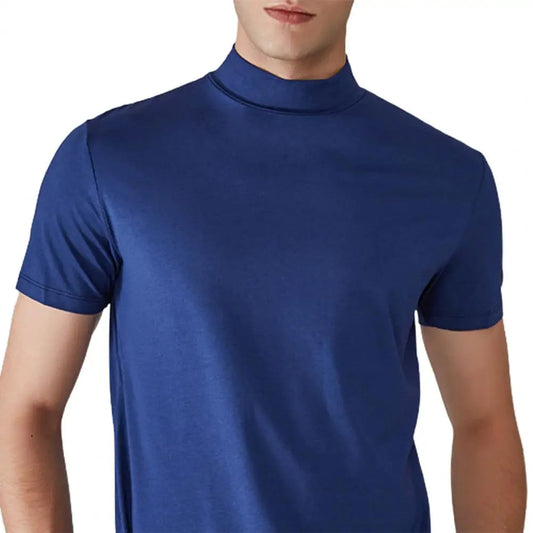 Men 's High Neck Slim Fit T-shirt - 2024 New Year Hot Sale