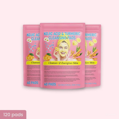 Turmeric Kojic Acid Pads - Revitalize Your Skin for Radiant Glow - Hot Sale 50% Off