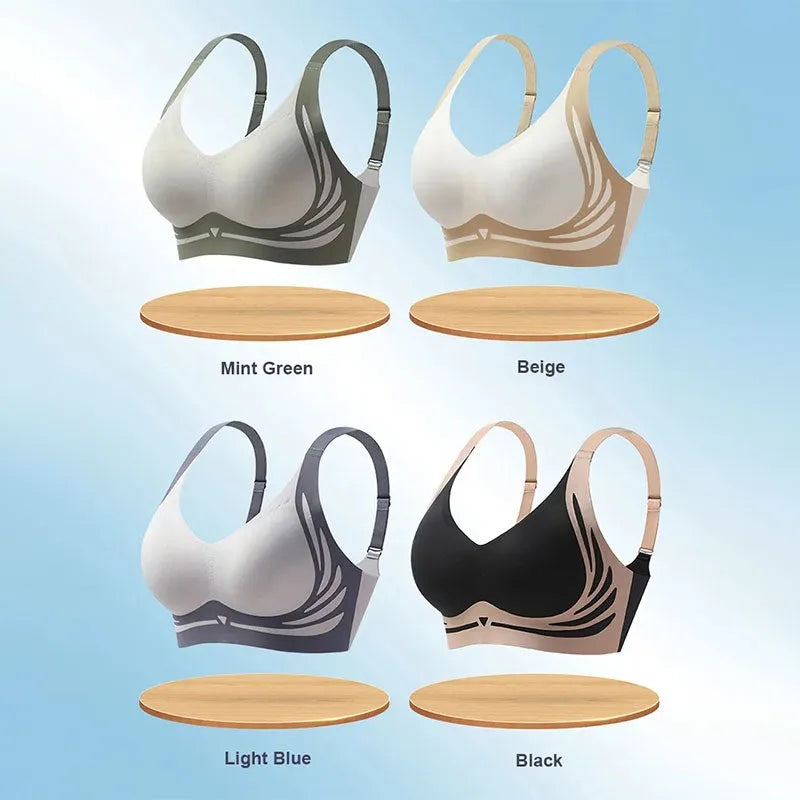 Lifting Anti-Sagging Wireless Push-up Bra