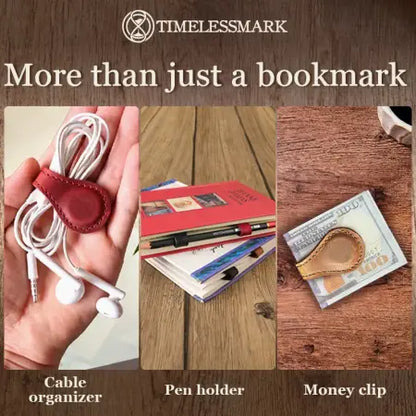 TimelessMark - Personalized Magnetic Leather Bookmark - LAST DAY SALE OFF 70%