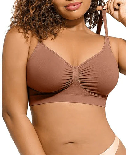 Women’s Wireless Sculpt Bra Comfort Bralettes No Underwire Unlined Cami Bra