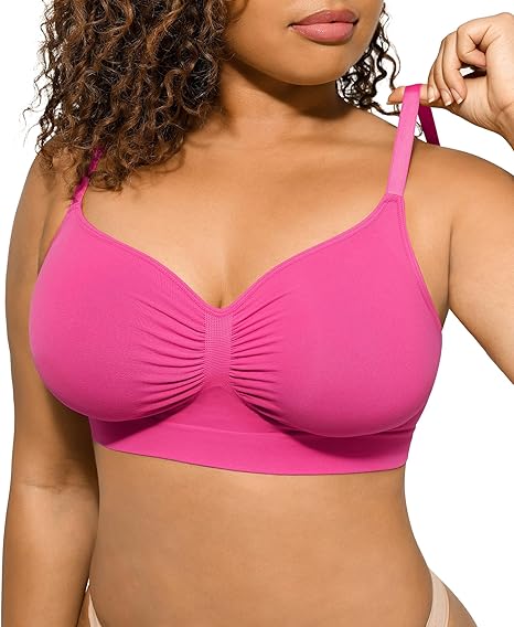 Women’s Wireless Sculpt Bra Comfort Bralettes No Underwire Unlined Cami Bra